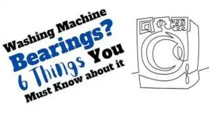 washing machine bearings