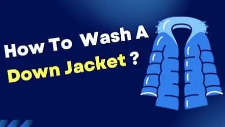how to wash a down jacket