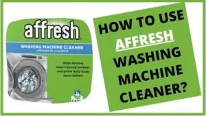 How to use affresh washing machine cleaner