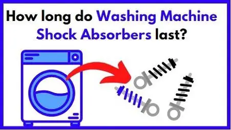 How long do washing machine shock absorbers last