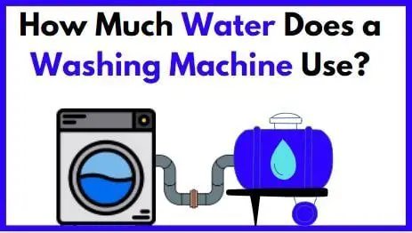 How much water does a washing machine use