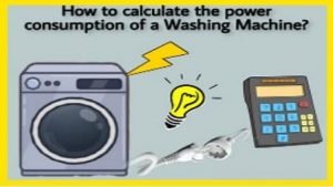 How to calculate washing machine power consumption