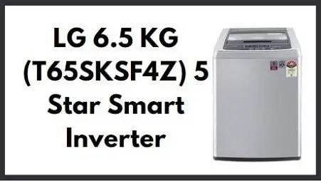 LG 6.5 kg top load washing machine