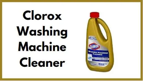 clorox washing machine cleaner