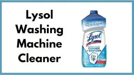 lysol washing machine cleaner