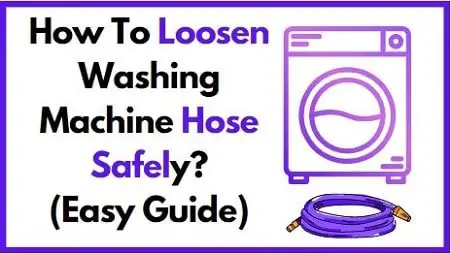 How to loosen washing machine hose