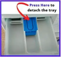 detach the compartment drawer