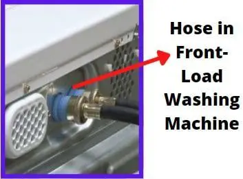 hose in front load washing machine