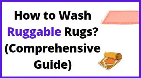 How to wash ruggable rugs