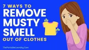 remove musty smell out of clothes