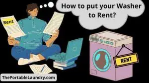 How to Put your washer on rent