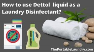 How to use dettol liquid as a disinfectant