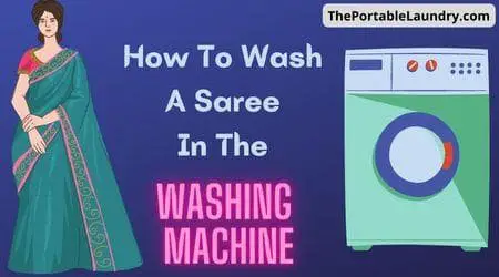 How to wash saree in washing machine