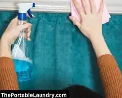 Keep curtains clean for long time