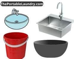 Container sink or tub