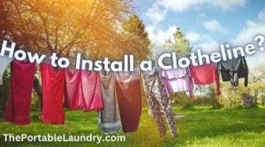 How to install clothesline