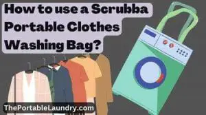 How to use a Scrubba Portable clothes washing bag