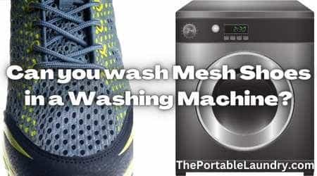 can you wash mesh shoes in a washing machine