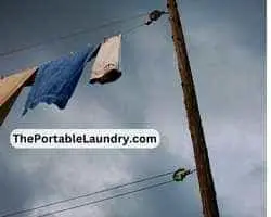 pulley clothesline on poles