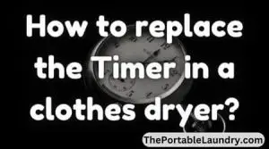How to replace the timer in a dryer