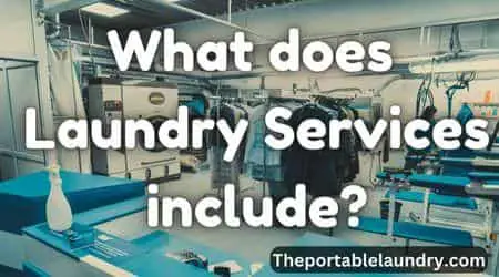 What does the laundry service do