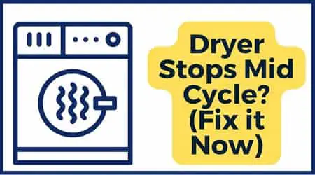 dryer stops mid cycle