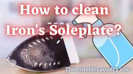 How to clean an iron soleplate