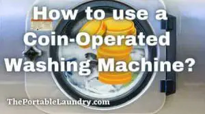 How to use a coin-operated washing machine