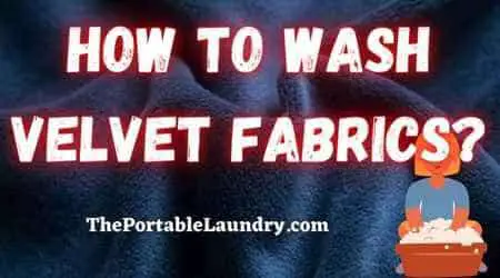 How to wash velvet fabrics