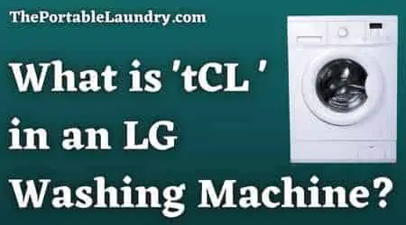 tCL in an LG washing machine