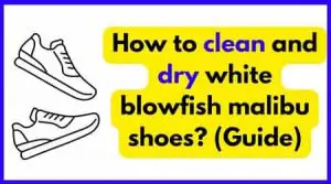 clean and dry blowfish Malibu shoes