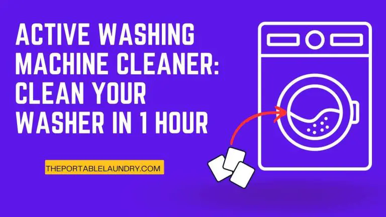 How to use Active washing machine cleaner