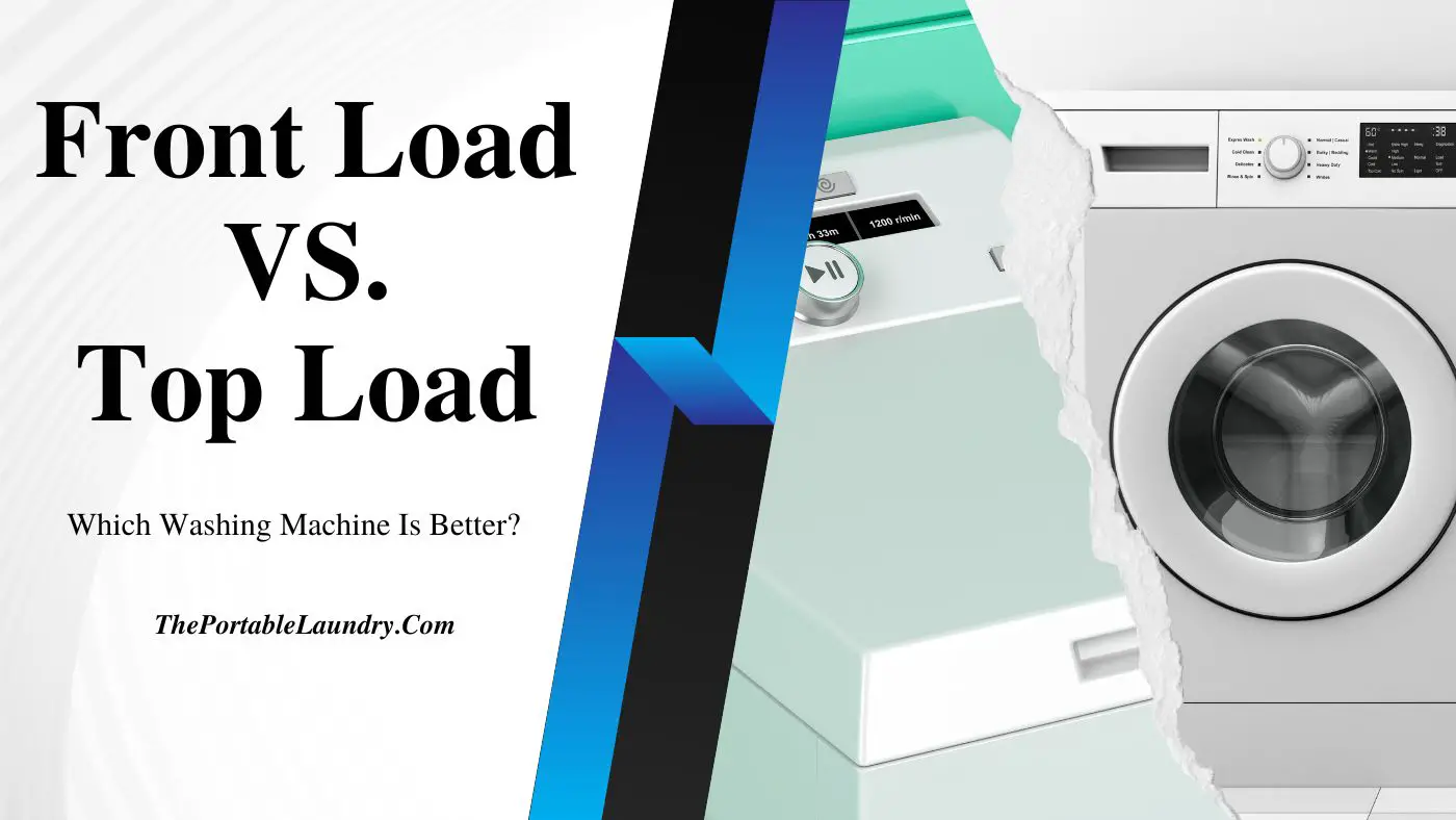 Front load vs top load washing machine