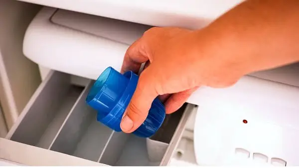 Putting Liquid Detergent in a Front-Loading Washing Machine