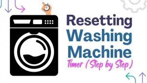 resetting washing machine timer