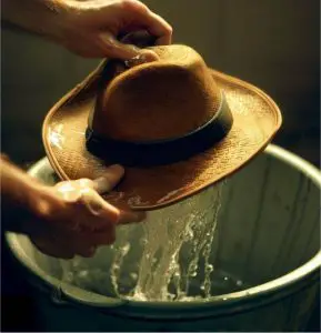 rinsing hat