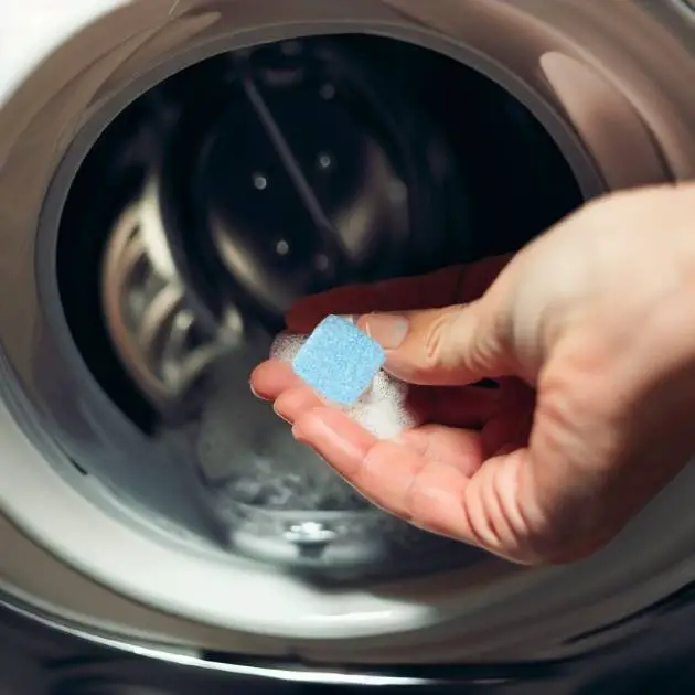 steps to use Active washing machine cleaner