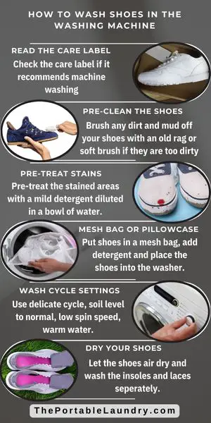 How to wash shoes in washing machine