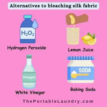 alternatives to bleaching silk