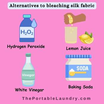 alternatives to bleaching silk