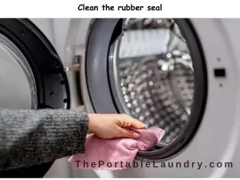 clean the rubber seal