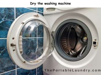 dry the washing machine