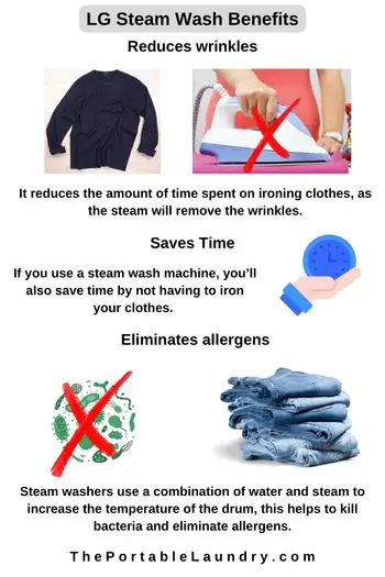 lg steam wash benefits