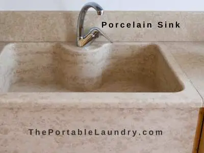 porcelain sink