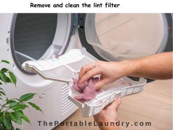remove and clean the lint filter