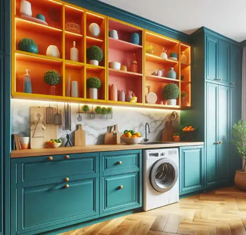 Colorful Cabinets for Playful Vibes