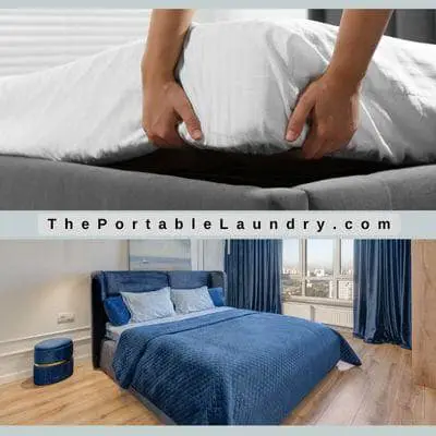 mattress cover and bedsheets