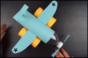 Origami airplane is ready