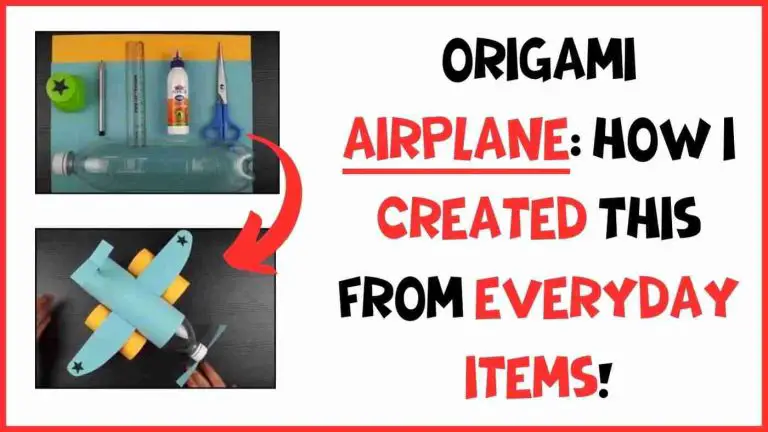 Origami airplane - paper craft-min