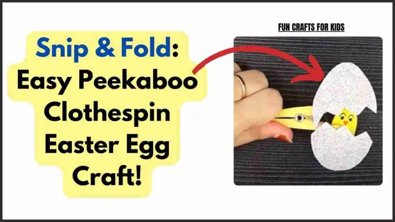 Peekaboo clothespin easter egg